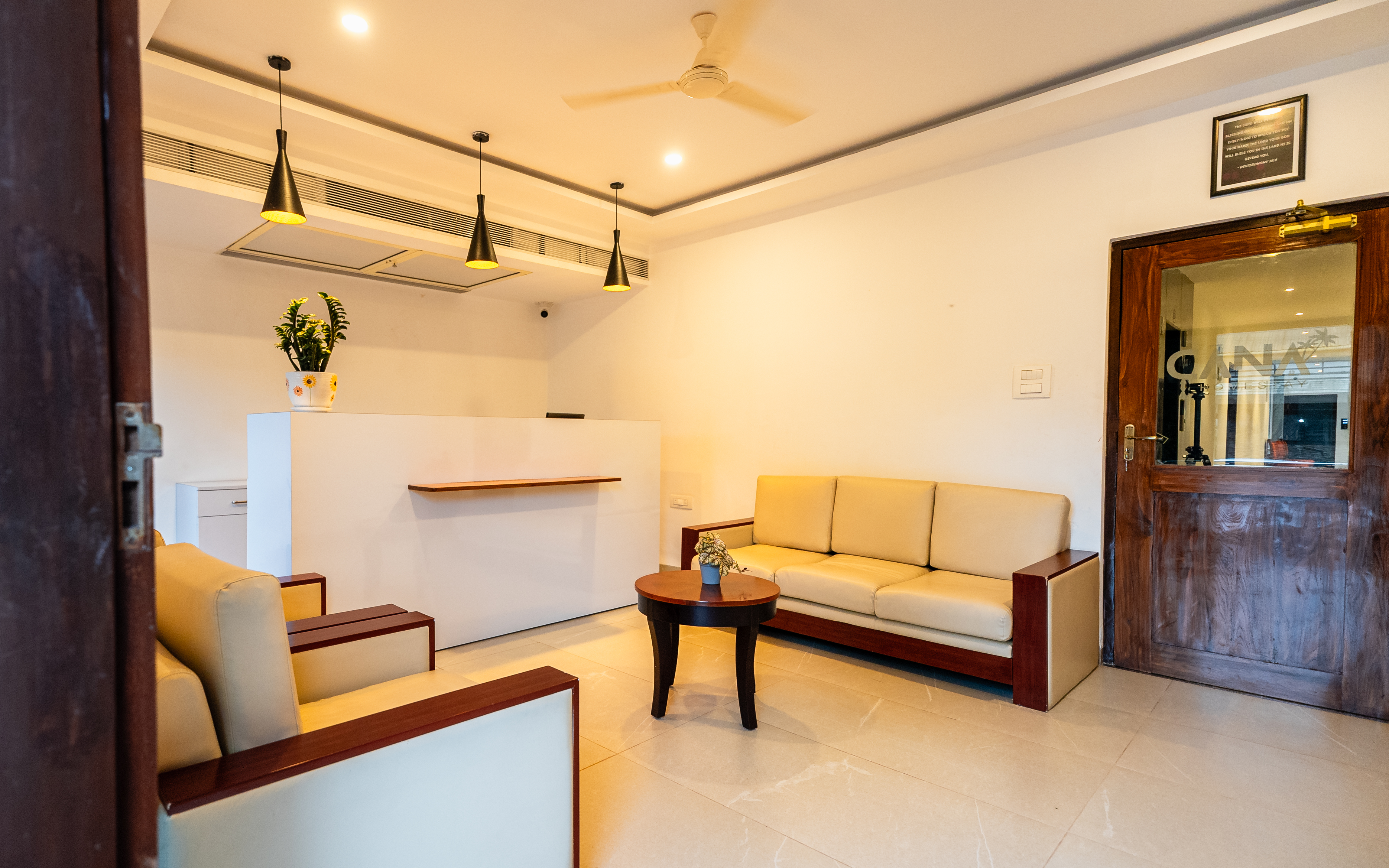 Reception at Cana Boutique Stay